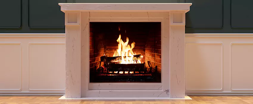 Decorative Electric Fireplace Installation in Poway, California